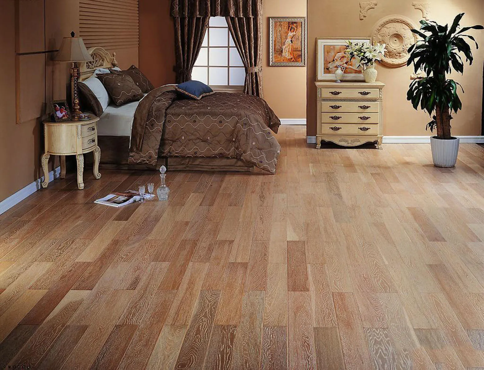 Ván sàn nhựa PVC cao cấp dán keo